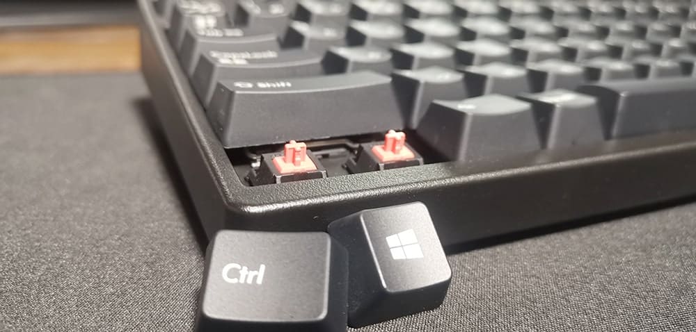 メカニカルキーボードの種類（ピンク軸）
